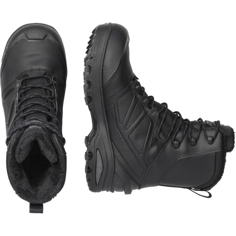 Black Salomon Toundra Forces CSWP Women's Tactical Boots | IE RL3906